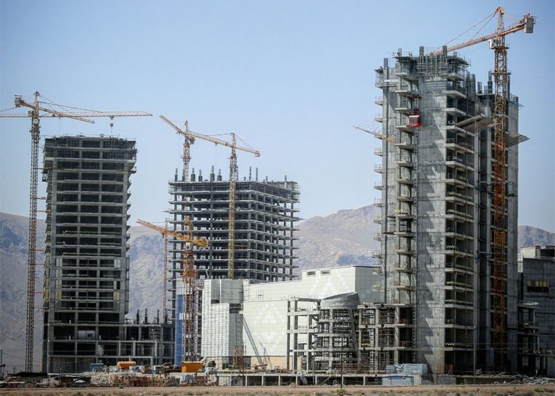 برج های دوقلوی ۲۷ طبقه مرکز مبادلات مالی بین المللی اصفهان